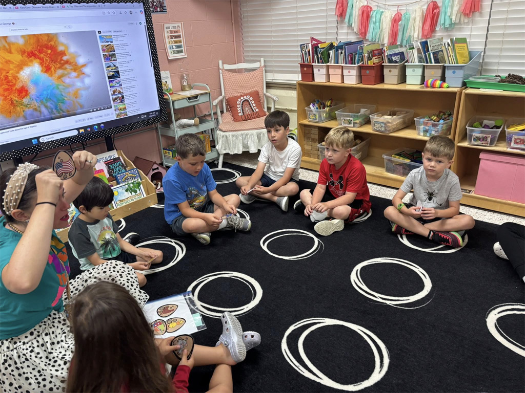 Preschoolers in Class